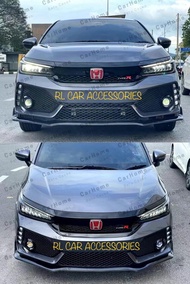 Honda city GN2 Sedan hatchback Type R front bumper grill grille 2020 2021 2022 2023 TypeR bodykit body kit skirt lip