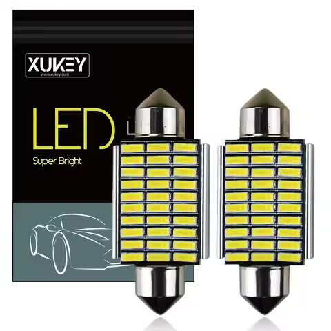 2Pc C5W 39mm Number License Plate Light LED Bulb For BMW 3 5 series E60 E36 E46 E39 E34 E53(00-07) X