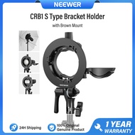 NEEWER ขายึดรองรับรูปแบบ S รุ่น CRB1 พร้อมขาต่อ Bowens และรูใส่ร่ม สำหรับ Z3R Z2Pro Z2 Z1 Z880 Q3 Q1
