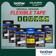 Brother Original Flexible ID Label Tape Tze FX231 FX631 FX241 FX641 FX251 FX651 FX261 FX661 FX211 FX