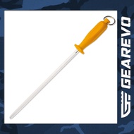 (New) Giesser 10 inch Honing Rod with Yellow Handle (Made in Germany)