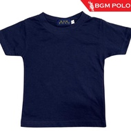 BGM POLO KIDS PLAIN ROUND NECK TSHIRT-BP-PKTRN008-GLG