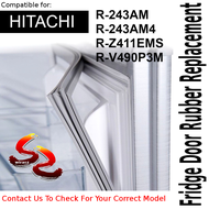 Hitachi Refrigerator Fridge Door Seal Gasket Rubber Replacement part R-243AM R-243AM4 R-Z411EMS R-V490P3M -  wirasz