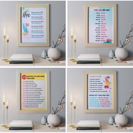 A4 table-based wall painting for living room desk decoration makes a meaningful gift