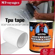 Transparent Tpu Tape Tent Repair Sticker Raincoat Swimming Circle Repair Tape Waterproof Transparent