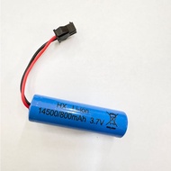 Li-ion 3.7v 14500 800mAh with sm-2pin Battery Rechargeable for RC Toys