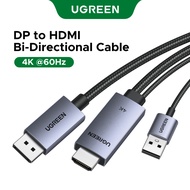 UGREEN 4K HDMI to DP Support Bidirectional Transmission 4K60Hz 4K30Hz 2K120Hz for Laptop Monitor Mod