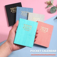 2023 A7 Mini Notebook 365 Days Portable Pocket Notepad Daily Weekly Agenda Planner Notebooks Station