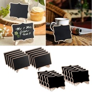 Craft Message Board Ornaments Office Tool/ Message Board Table Place Card Signs/ Mini timbered White