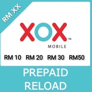 XOX Mobile Prepaid Card Reload Top Up from RM 10 to RM 50