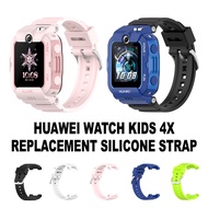 Huawei Kids 4 X Silicone Watch Strap Huawei Watch Kids4 X Wristband Kids 4X Soft Watch Band Kids4X w