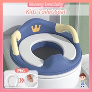 Baby Kids Portable Potty Trainer Ring Toilet Seat with Armrest Mangkuk Tandas Budak Comfortable Easy