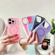 Luxury Magsaf* Case Jelly Color 2 in 1 Compatible For Oppo A1K A3S A3X A5i A5S A7 F9 A5X A5 2025 A15