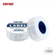 MERAH Price Label Joyko LB-2RL Price Label (1 Line, Red Line)