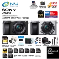 Sony a6400/A6400 Mirrorless Digital Camera With Lens (16-50mm & Body) ( 1+1 Year Sony Malaysia Warra