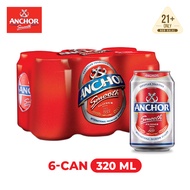 Anchor Smooth Pilsner Beer Can 4.0% Alcohol 6-can pack (6 x 320ml)