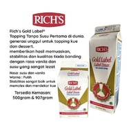 Richs Gold Label Whipping Cream Whip Cream Label Emas Whipping Cream Cair