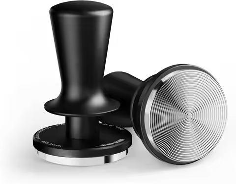 MHW-3BOMBER 58mm Calibrated Coffee Tamper Spring Loaded Auto Rebound Espresso Press Tool for Espress