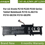 LBF122KH Laptop Battery For LG Xnote P210 P220 P330 Series Tablet Notebook P210-G.AE21G P210-GE25K P