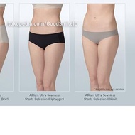 Uniqlo AIRism ULTRA SEAMLESS HIGH RISE WOMEN'S UNDERWEAR - GREEN, M