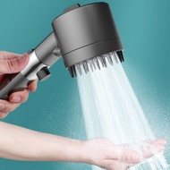 Booster Rain Shower Head Home Bathroom Bath Filter Shower Head Pressurised Bath Shower Set