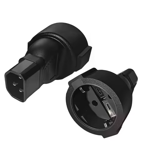 IEC320 C14 TO EU Female Socket IEC 320 C14 Male to Europe Schuko Female Socket Converter Adapter for