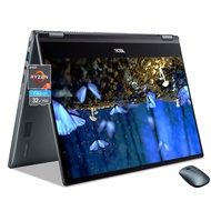 Chromebook Touchscreen Laptop 2 in 1 Tablet - 14inch FHD IPS Display - AMD Ryzen 5 3500C - Backlit K