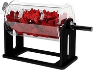 Raffle Drum, Raffle Ticket Spinner Drum with Silent Design Turning Handle, Durable Ticket Spinner fo