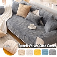 1/2/3/4 Seater Dutch Velvet Sofa Cover AntiSlip Seat Mat Universal Sofa Mat Home Cover Fabric