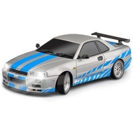 RC Drift Car LDRC LD1899 1/18 GTR R34 2.4GHz RWD RC Rally Car with Alloy Shell Remote Controlled Rac