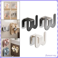 [FlameerMY] 3 Pieces Multifunctional Slipper Racks Wall Mounted Shoes Rack for RV Hotel