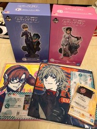 Evangelion Eva 一番賞 新世紀福音戰士 D賞 E賞 真希波 渚薰 毛巾 立牌