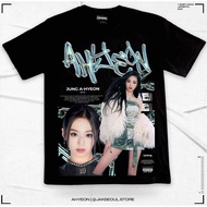 ✨Baju T-Shirt Babymonster Hitam Babymonster Ahyeon Estetik Fashion Printed Short Sleeves Top