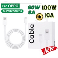 (6 Months Warranty) OPPO RENO 13,12,,DL129 [10A/80W] VOOC Cable Type C Cable Support Super VOOC/Supe