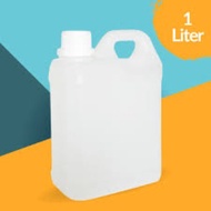 JERIGEN 1 LITER PUTIH TRANSFARAN PENDEK BEKAS SECOND MURAH TERLARIS KOMPAN