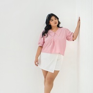 EGALE.ID - Collared Blouse | Plus Size Jumbo Size Big Size