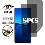 5PCS Anti Spy Privacy Soft Hydrogel Film For Oppo A6 A5 A5x A3x A3 A3s A2 A2X A1x A1 Pro 4G 5G Max G