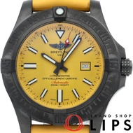 Breitling Avenger Blackbird 48 精品店版 V173104T/I524/100W 男士腕錶，鈦金屬/橡膠錶帶，黃色，成色極佳（二手） - 包括錶盒和保固卡。