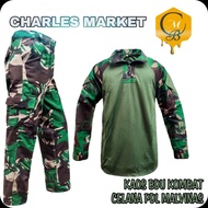 HIJAU MALVINAS GREEN BDU AND PANTS SET - MALVINAS BALOTELLI BDU SET - MALVINAS BDU UNIFORM