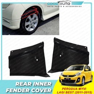 Perodua Myvi Lagi Best 2011 - 2015 Rear Inner Fender Liner Under Suspension Whees Cover Daun Pisang