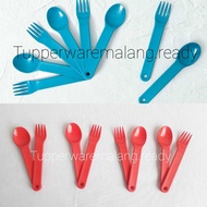 TUPPERWARE CUTLERY SPOON AND FORK CUTLERY SET SPOON AND FORK SET UTENSIL SET