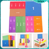 22PCS Fraction Tiles & Fraction Circles - Math Manipulatives for School Fraction & Resources Fractio