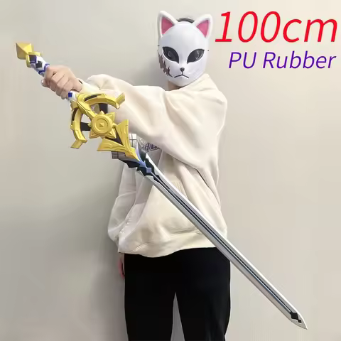 Game Genshin Impact Weapons Sword Albedo Cinnabar Spindle Sword Morax Beelzebul Musou Sword Safety P