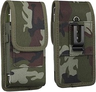 Camo Cell Phone Case Holster Pouch, Military Grade Camouflage Belt Clip Phone Holder Fit for Samsung