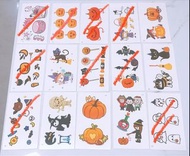 兒童萬聖節紋身貼紙 $6/1