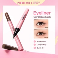 【Ready Stock】PINKFLASH Black Brown Eyeliner Evenly Pigmented Long Lasting Waterproof Eye Make Up