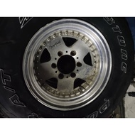 Rim 15 4x4 original japan DEERFIELD 139.7x6 free tyre 31