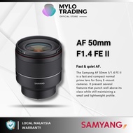 Samyang AF 50mm f/1.4 EF II Lens For Sony A7IV / A7MK IV / A7MK 4 / A7III / A7C / A7 II / A7R III / 