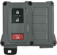 AJT DESIGN Replacement Key Fob Case Compatible with Toyota Tacoma, Tundra, 4Runner V1, Injection Fob