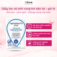 Summer's Eve intimate hygiene wipes, convenient feminine hygiene wet wipes